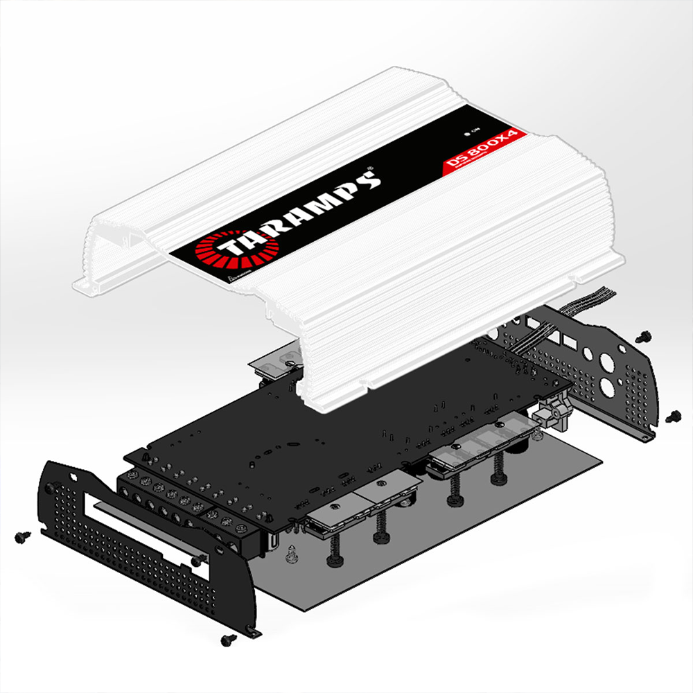 Módulo De Potência Taramps Ds-800x4 800rms 4 Canais Módulo De Potência Taramps Ds-800x4 800rms 4 Canais